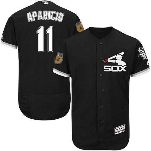 Luis Aparicio Chicago White Sox black jersey