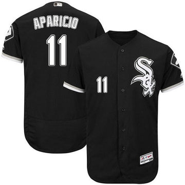 Luis Aparicio Chicago White Sox black jersey