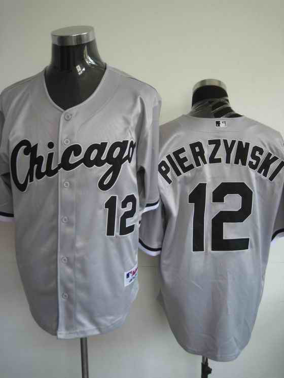 Pierzynski Chicago White Sox grey jersey