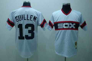 Guillen Chicago White Sox white jersey
