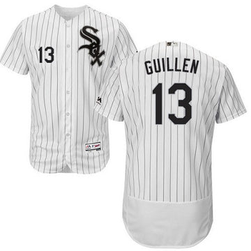 Ozzie Guillen Chicago White Sox white jersey