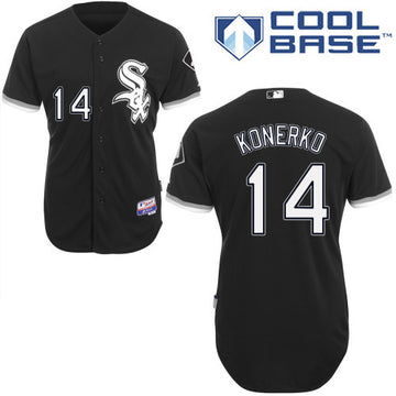 Konerko Chicago White Sox black jersey