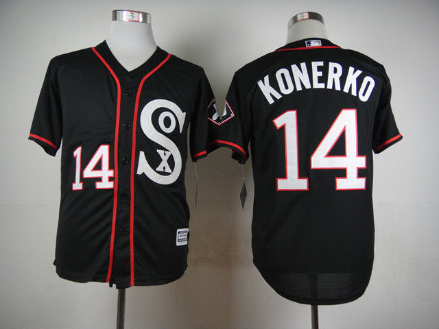 Konerko Chicago White Sox black jersey