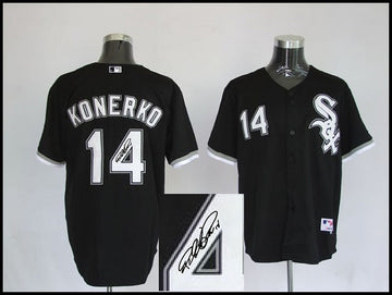 Konerko Chicago White Sox black jersey