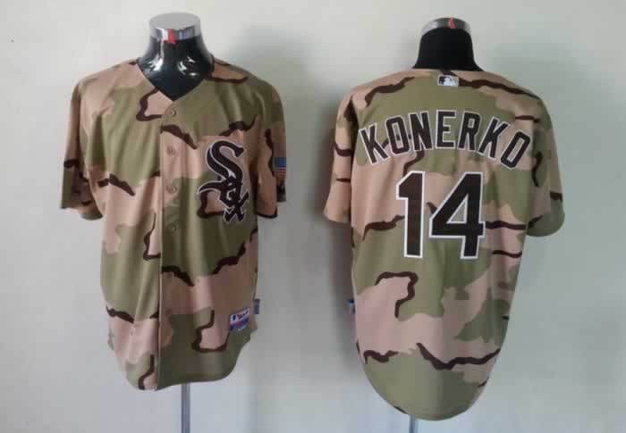 Konerko Chicago White Sox camo Camo jersey