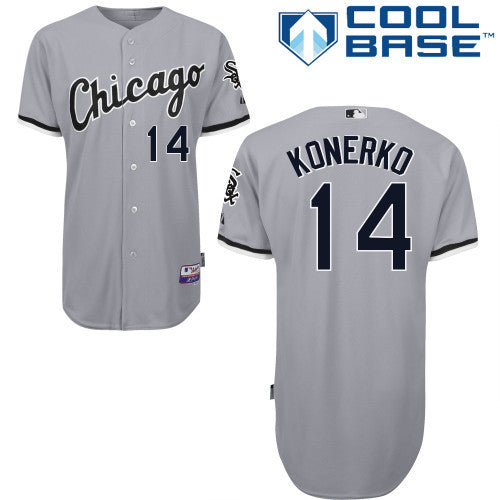 Konerko Chicago White Sox grey jersey