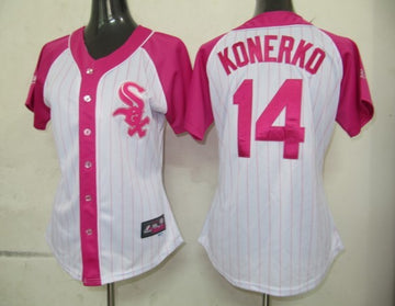 Konerko Chicago White Sox pink jersey