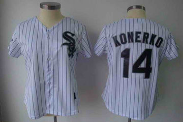 Konerko White Chicago White Sox black jersey