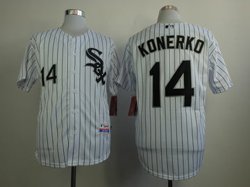 Konerko Chicago White Sox white jersey
