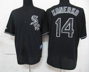 Paul Konerko Chicago White Sox black Fashion jersey
