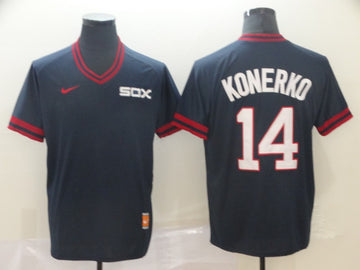 Paul Konerko Chicago White Sox navy Throwback jersey
