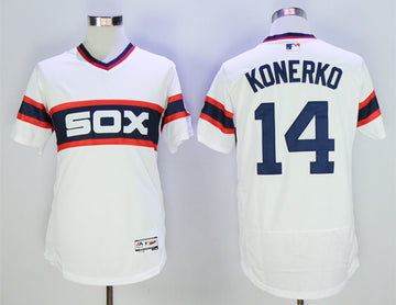Paul Konerko Chicago White Sox white Cooperstown jersey