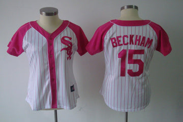 Beckham Women Chicago White Sox pink Fashion jersey