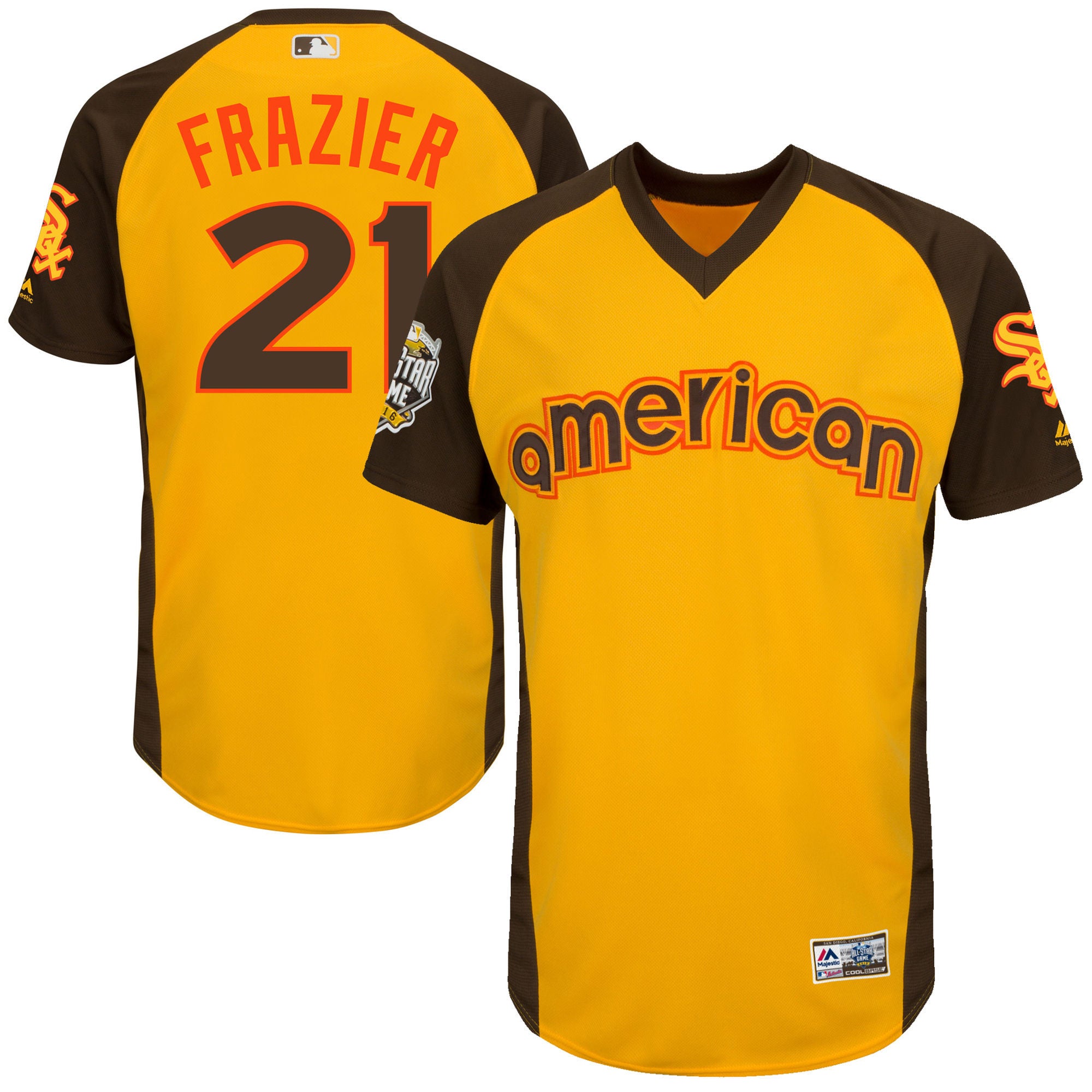 Todd Frazier Chicago White Sox yellow All-Star jersey