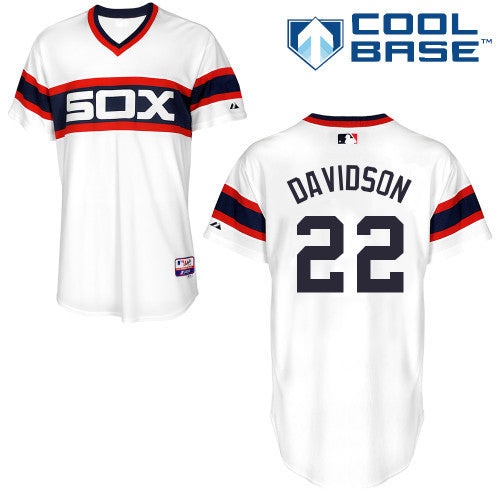 Davidson Chicago White Sox white jersey