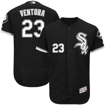 Robin Ventura Chicago White Sox black jersey