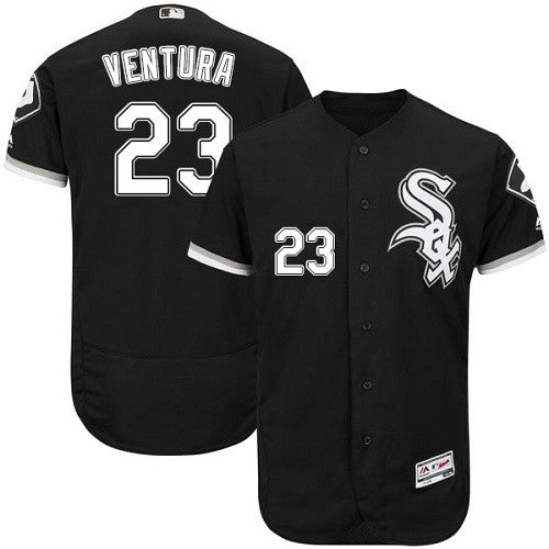 Robin Ventura Chicago White Sox black jersey