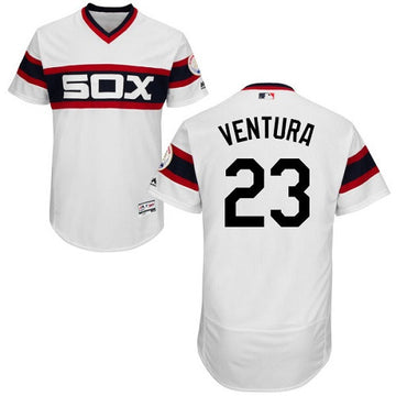 Robin Ventura Chicago White Sox white Cooperstown jersey
