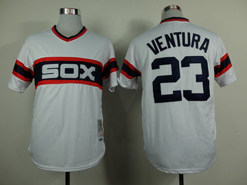Ventura Chicago White Sox white Throwback jersey