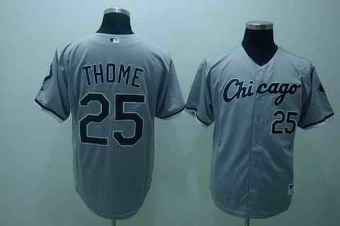 Thome Chicago White Sox grey jersey