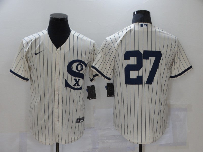 Lucas Giolito Chicago White Sox cream jersey