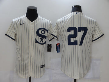 Lucas Giolito Chicago White Sox cream jersey
