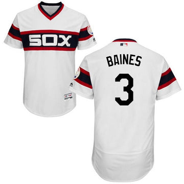 Harold Baines Chicago White Sox white Cooperstown jersey