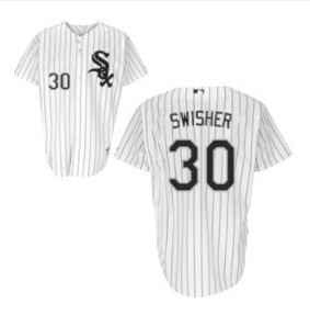 Nick Swisher Chicago White Sox white jersey