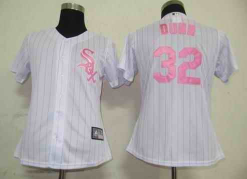 Dunn White Chicago White Sox pink jersey