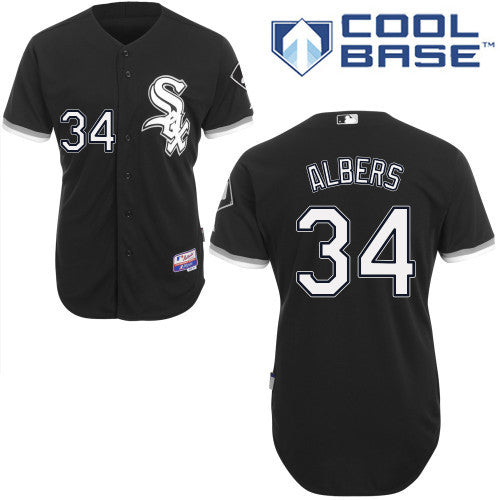 Albers Chicago White Sox black jersey