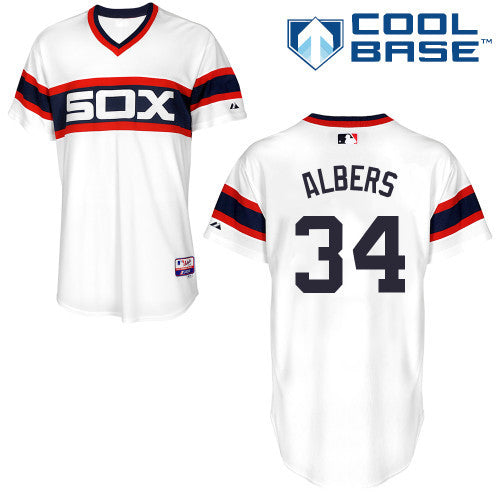 Albers Chicago White Sox white jersey