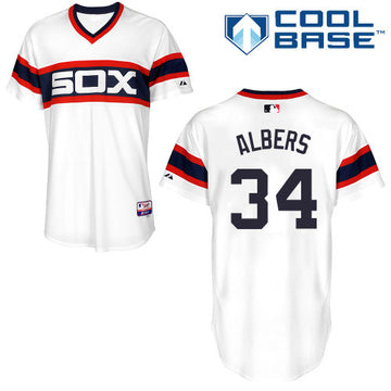 Albers Chicago White Sox white jersey