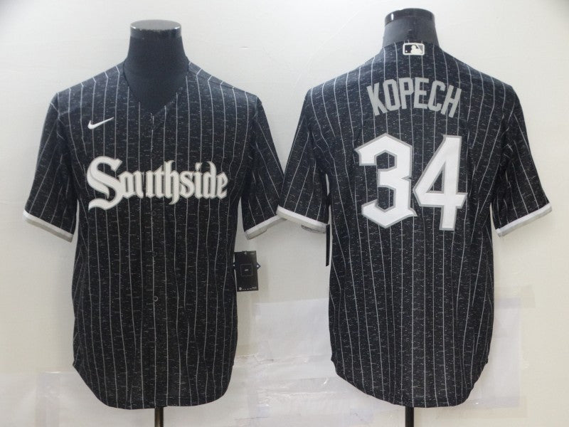 Michael Kopech Chicago White Sox black City Connect jersey