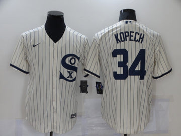 Michael Kopech Chicago White Sox cream jersey