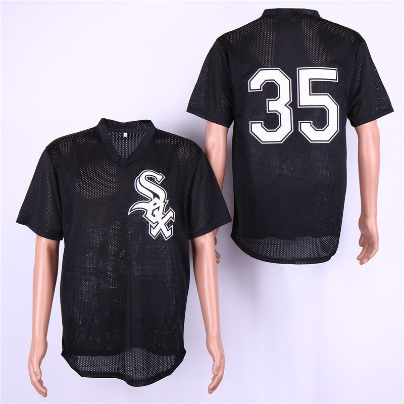Frank Thomas Chicago White Sox black jersey