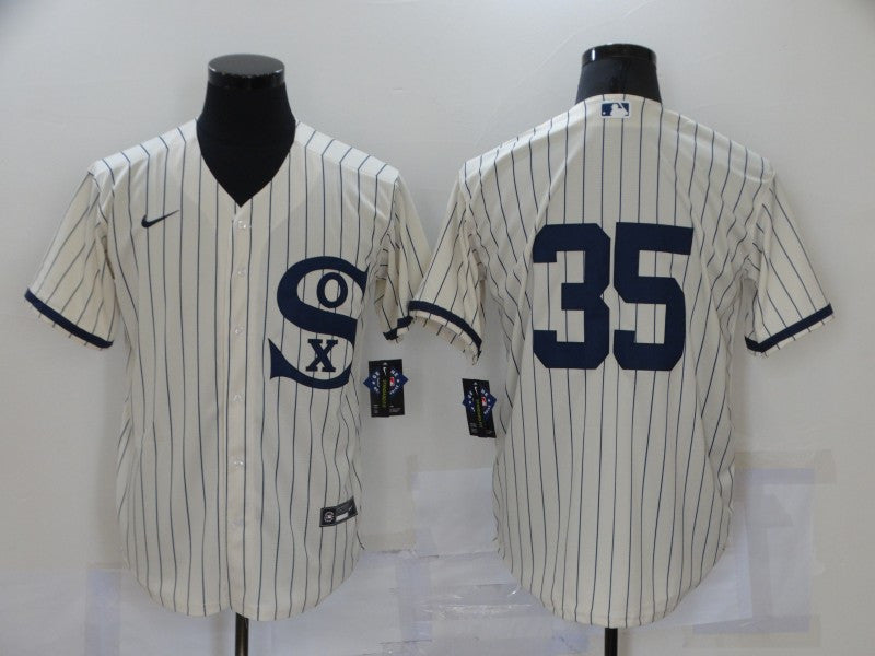 Frank Thomas Chicago White Sox cream jersey