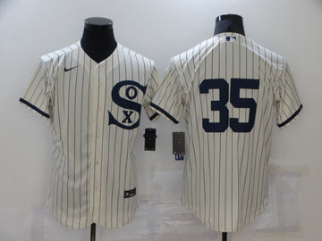 Frank Thomas Chicago White Sox cream jersey