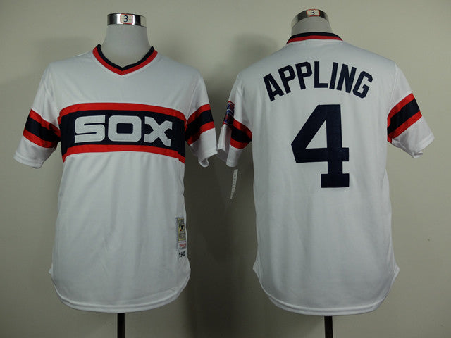 Appling Chicago White Sox white Throwback jersey