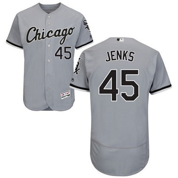 Bobby Jenks Chicago White Sox gray jersey