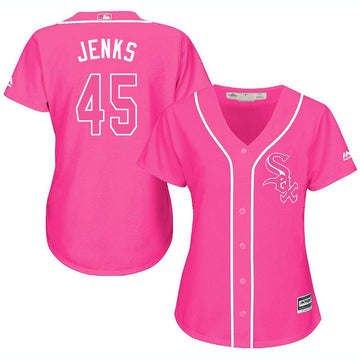 Bobby Jenks Chicago White Sox pink jersey