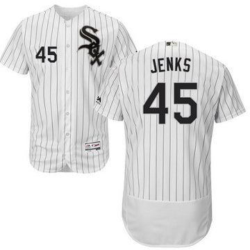 Bobby Jenks Chicago White Sox white jersey