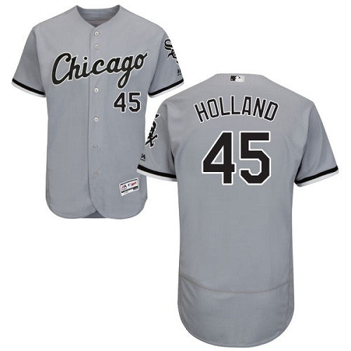 Derek Holland Chicago White Sox gray jersey