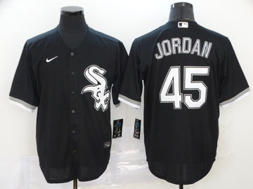 Michael Jordan Chicago White Sox black jersey
