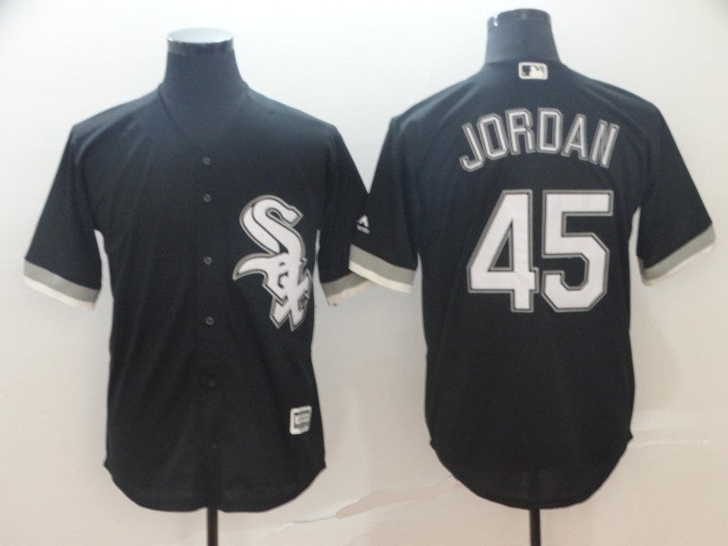 Michael Jordan Chicago White Sox black jersey