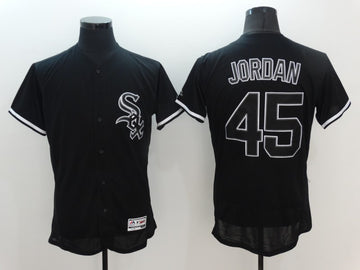 Michael Jordan Chicago White Sox black Fashion jersey