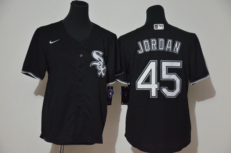 Michael Jordan Chicago White Sox black jersey