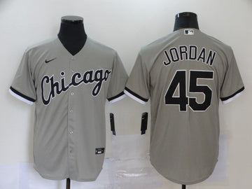 Michael Jordan Chicago White Sox gray jersey