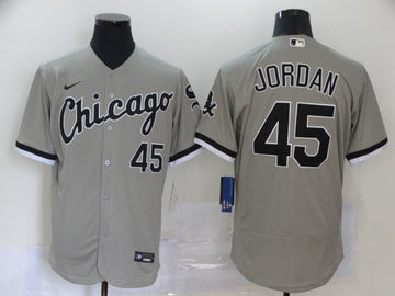 Michael Jordan Chicago White Sox gray jersey