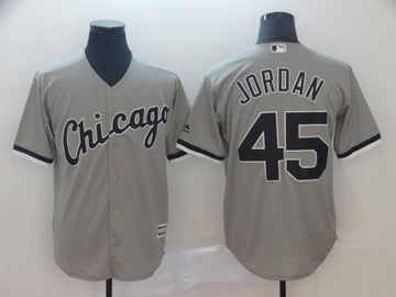 Michael Jordan Chicago White Sox gray jersey