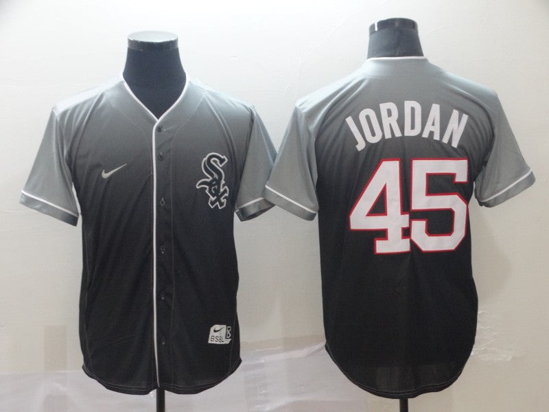 Michael Jordan Chicago White Sox gray Fashion jersey